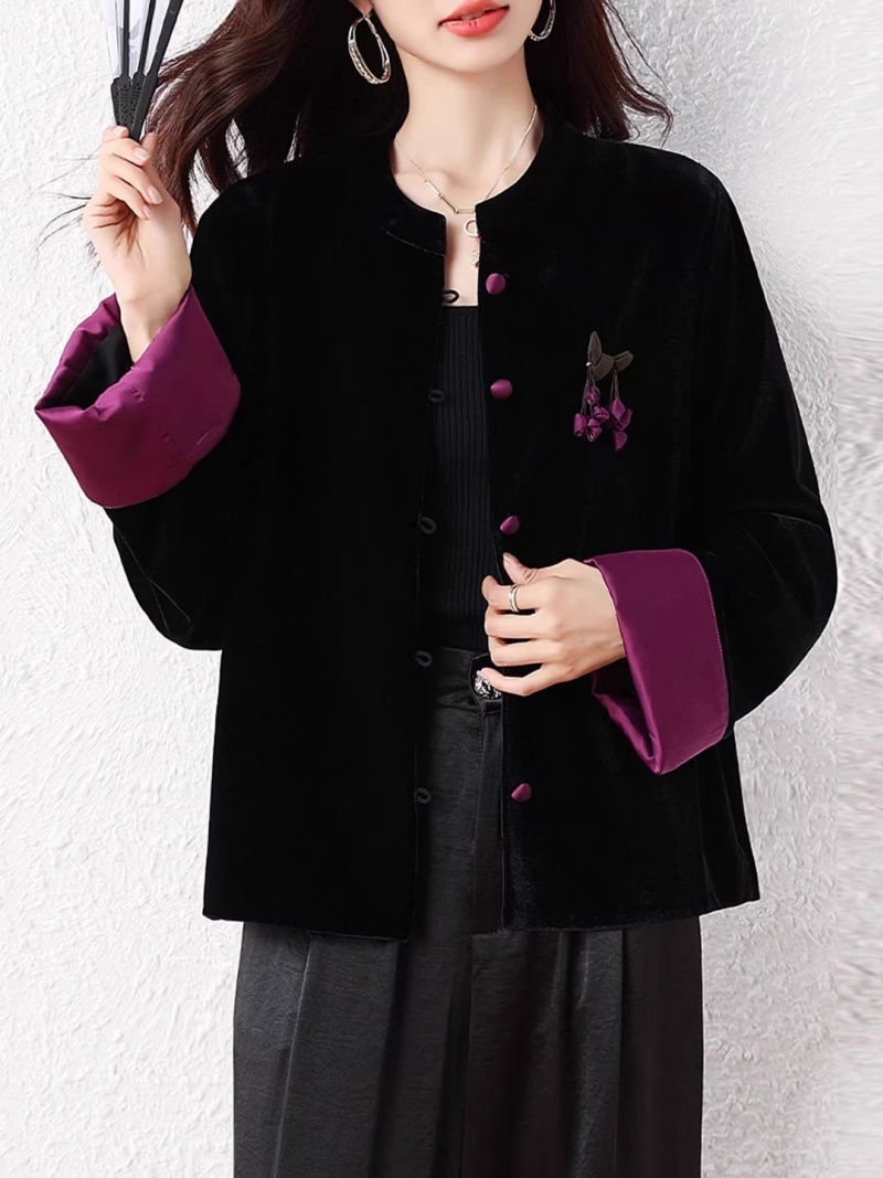 Vintage Fashion Postcards - 2025 Chinese Style Cardigan for Women,