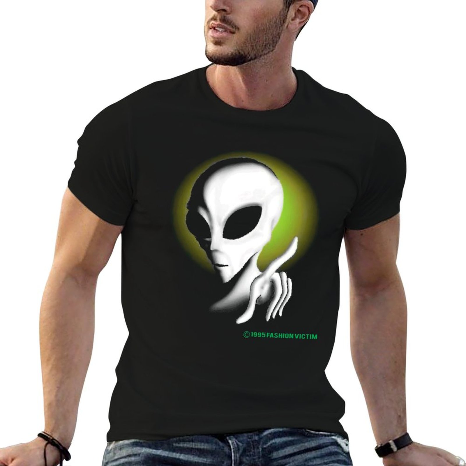 Vintage Fashion Victim Shirt - 1995 ALIEN Vintage Glow In The