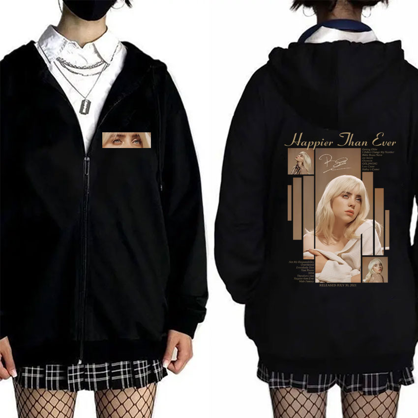 Vintage Fashion Pop Up - Hot Happier Than Ever 2025 Zipper