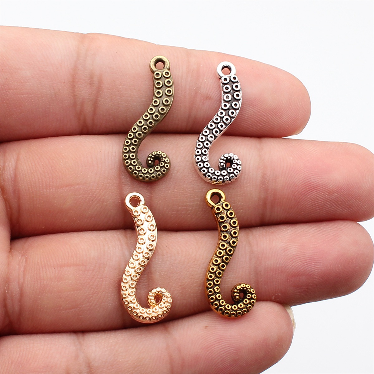 Vintage Fashion Tumblr - WYSIWYG 20pcs 26x10mm 4 Colors Octopus