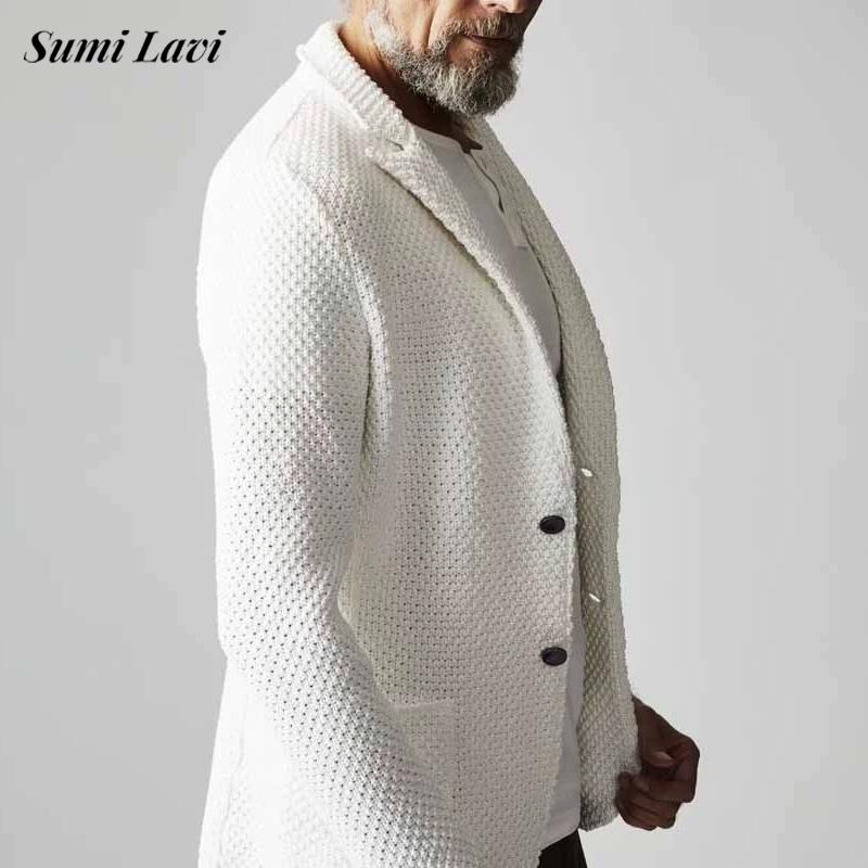 Vintage Fashion Postcards - Vintage Buttoned Lapel Knit Jackets Mens