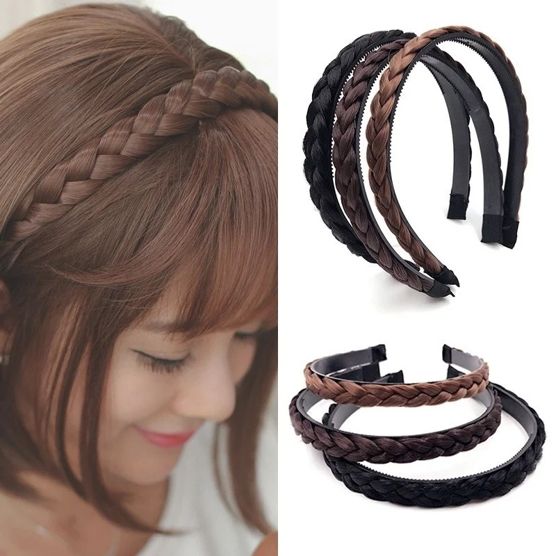 Vintage Fashion Ai - Vintage Braided Wig Headband for Women