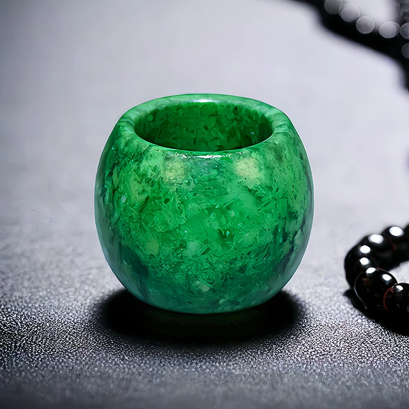 22mm Green Real Jade Rings for - Vintage Fashion Ai 评论和价格