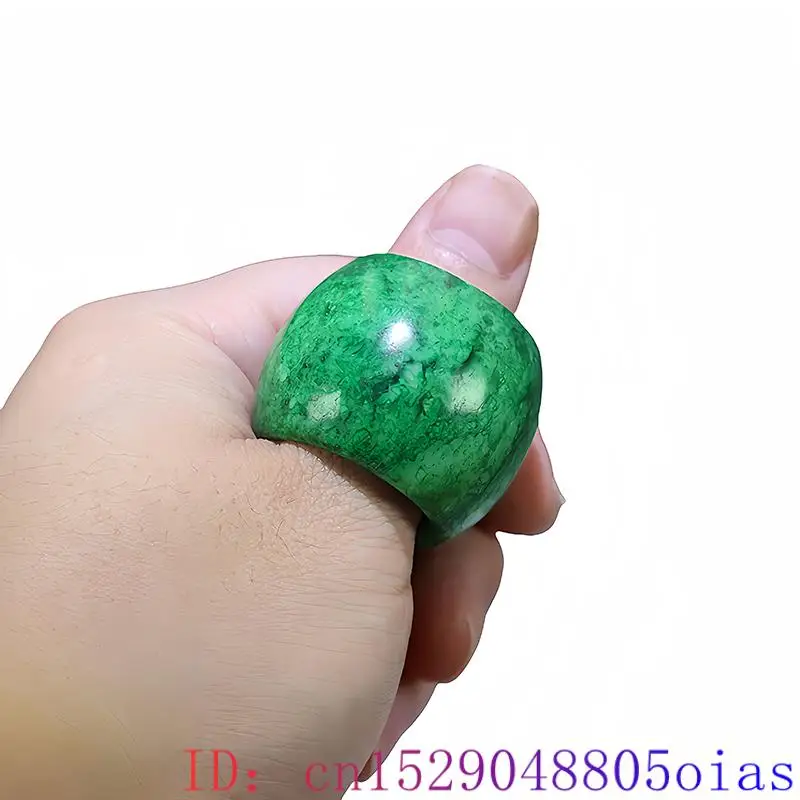 22mm Green Real Jade Rings for - Vintage Fashion Ai 评论和价格