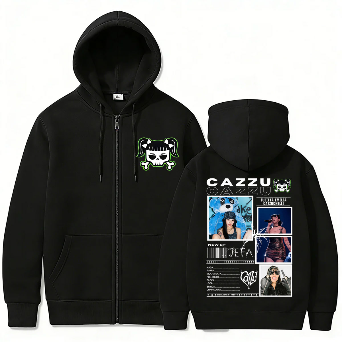 Hot Sale Latin Trap Cazzu Zipp - Vintage Fashion Pop Up 评论和价格