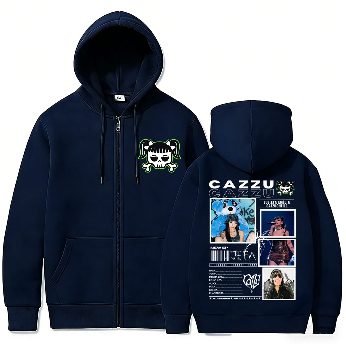 Hot Sale Latin Trap Cazzu Zipp - Vintage Fashion Pop Up 评论和价格