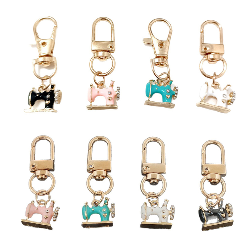 4pcs Mini Sewing Machine Keych - Vintage Fashion Meaning 评论和价格