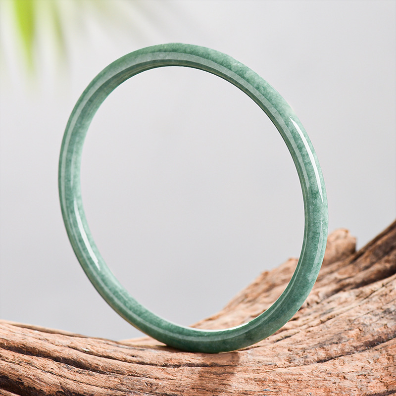 Natural Burmese Jadeite Bracel - Vintage Fashion 评论和价格