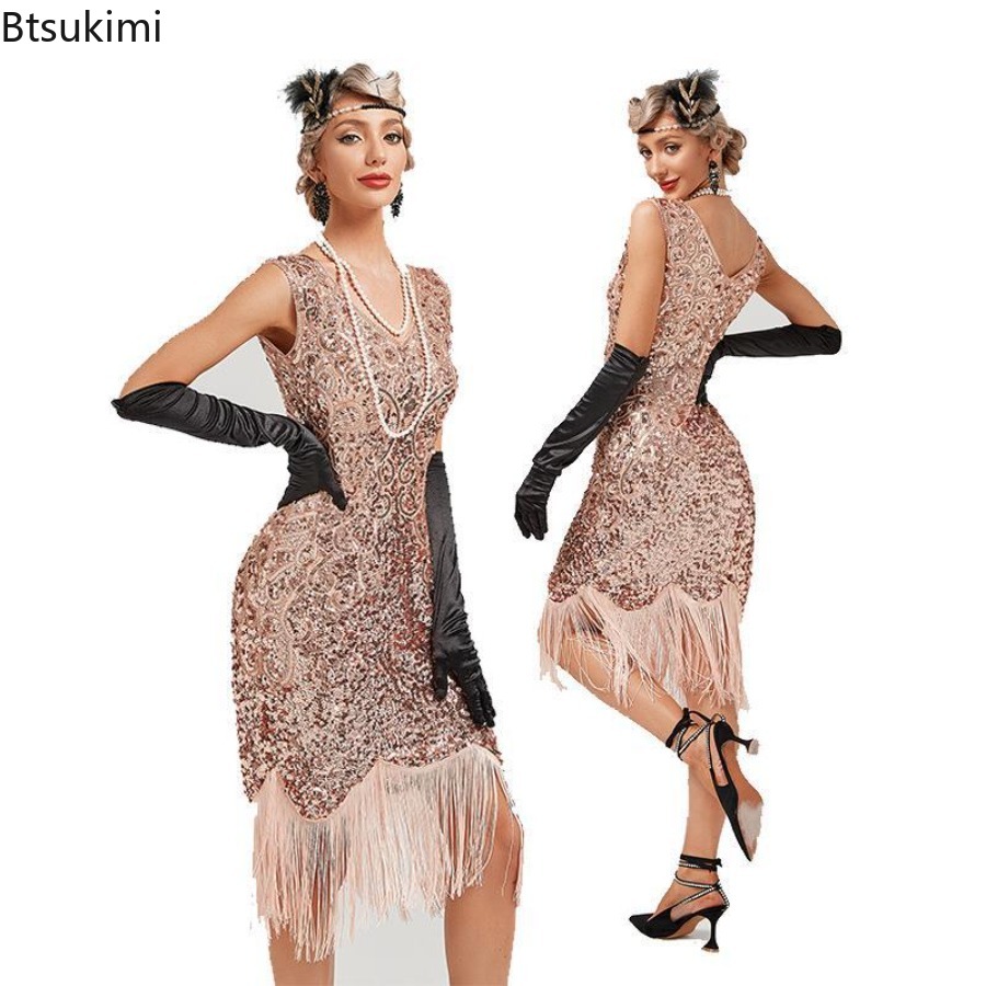 Women 1920s Vintage Flapper Fa - V Vintage Fashion 评论和价格