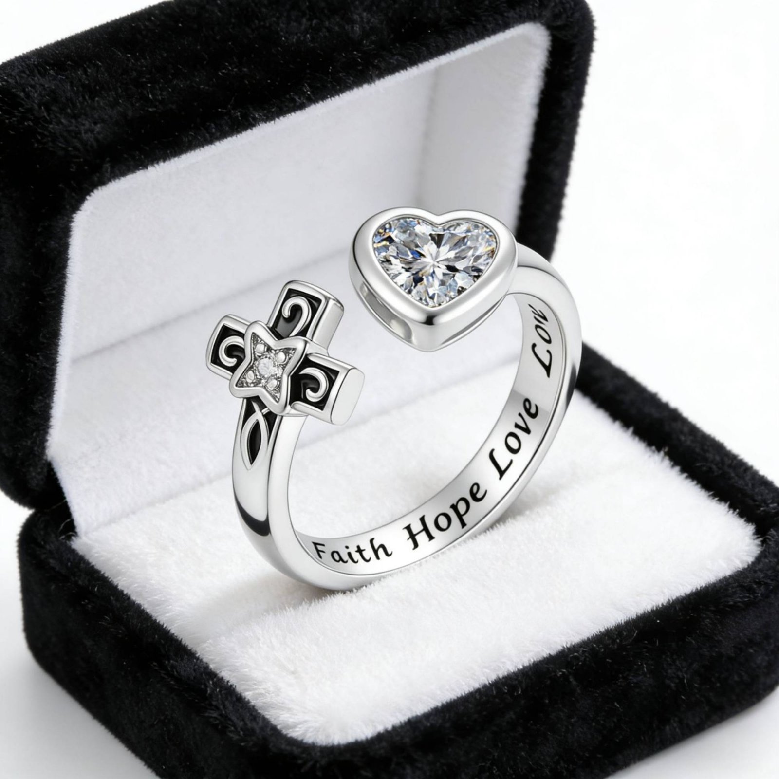 Adjustable Cross Rings Meaning - Vintage Fashion Meaning 评论和价格