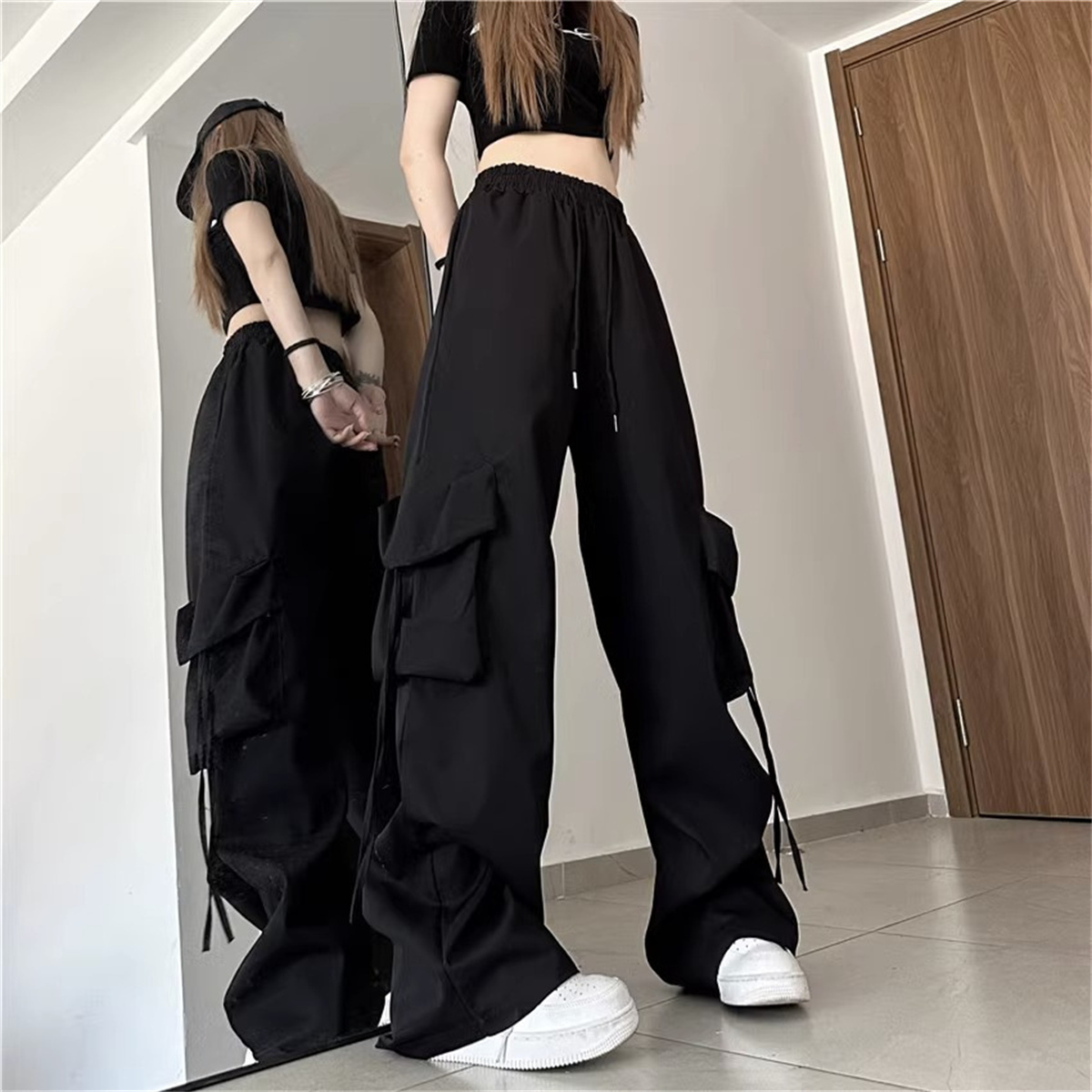 Plus Size Women Cargo Pants Hi - Vintage Fashion Ai 评论和价格