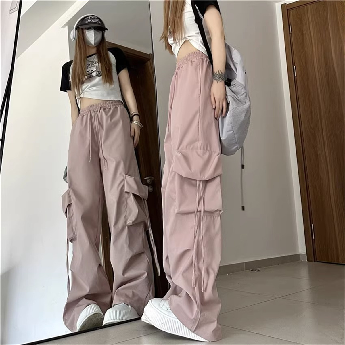 Plus Size Women Cargo Pants Hi - Vintage Fashion Ai 评论和价格