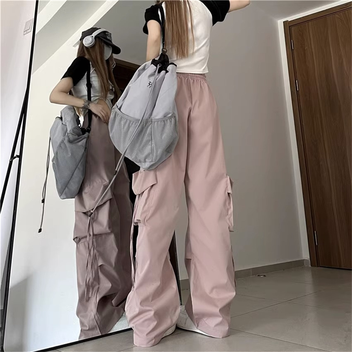 Plus Size Women Cargo Pants Hi - Vintage Fashion Ai 评论和价格