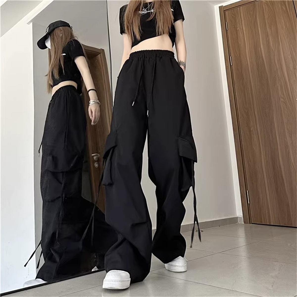 Plus Size Women Cargo Pants Hi - Vintage Fashion Ai 评论和价格