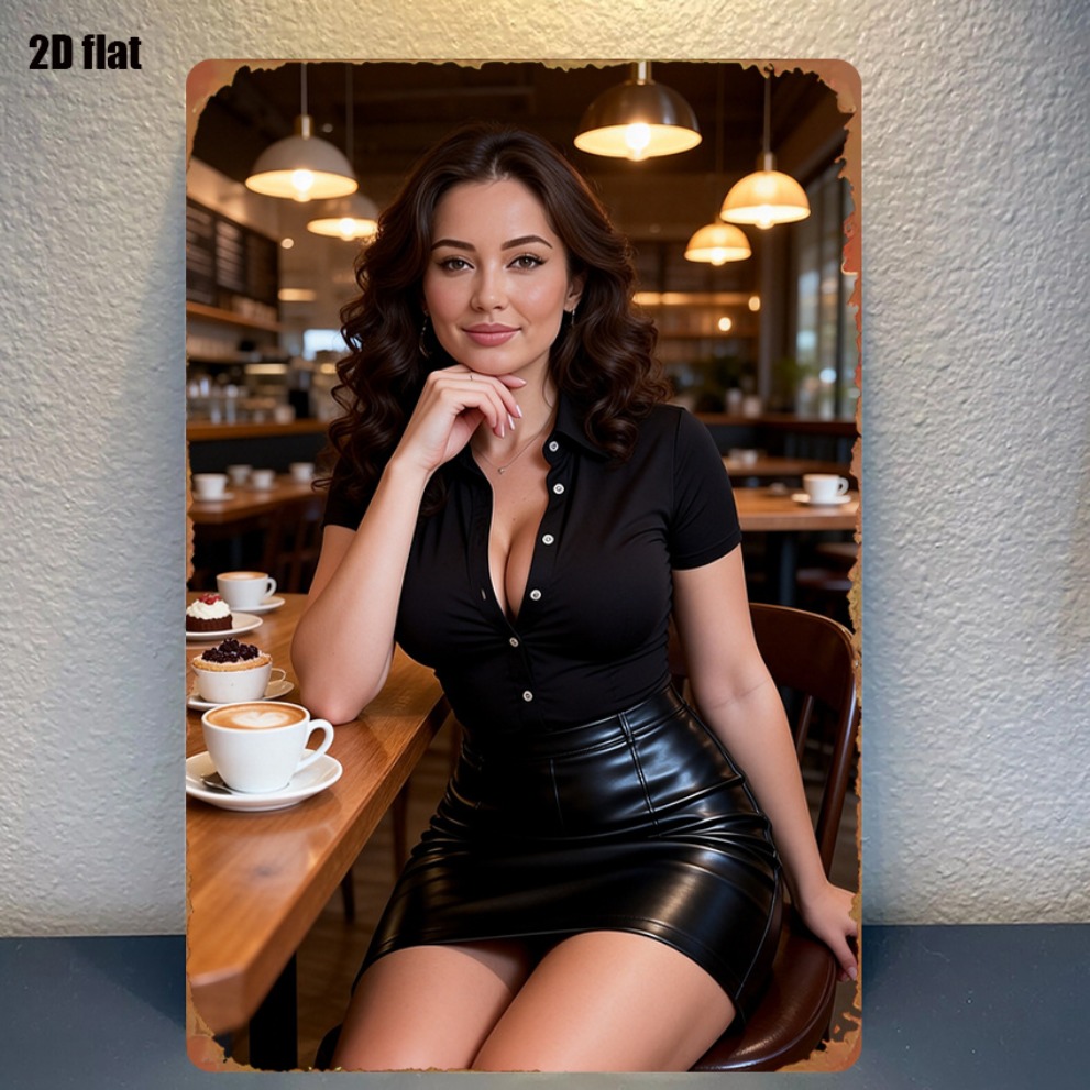 Fashion Metal Wall Art 8x12in, - Vintage Fashion Labels 评论和价格