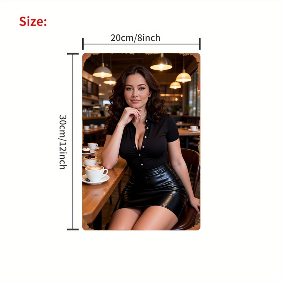 Fashion Metal Wall Art 8x12in, - Vintage Fashion Labels 评论和价格