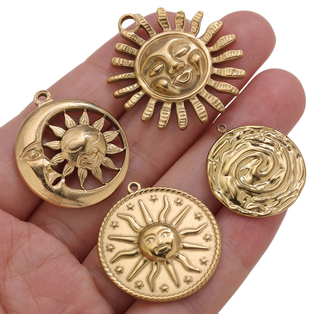 5pcs PVD Gold Charms Stainless - Vintage Fashion Tumblr 评论和价格