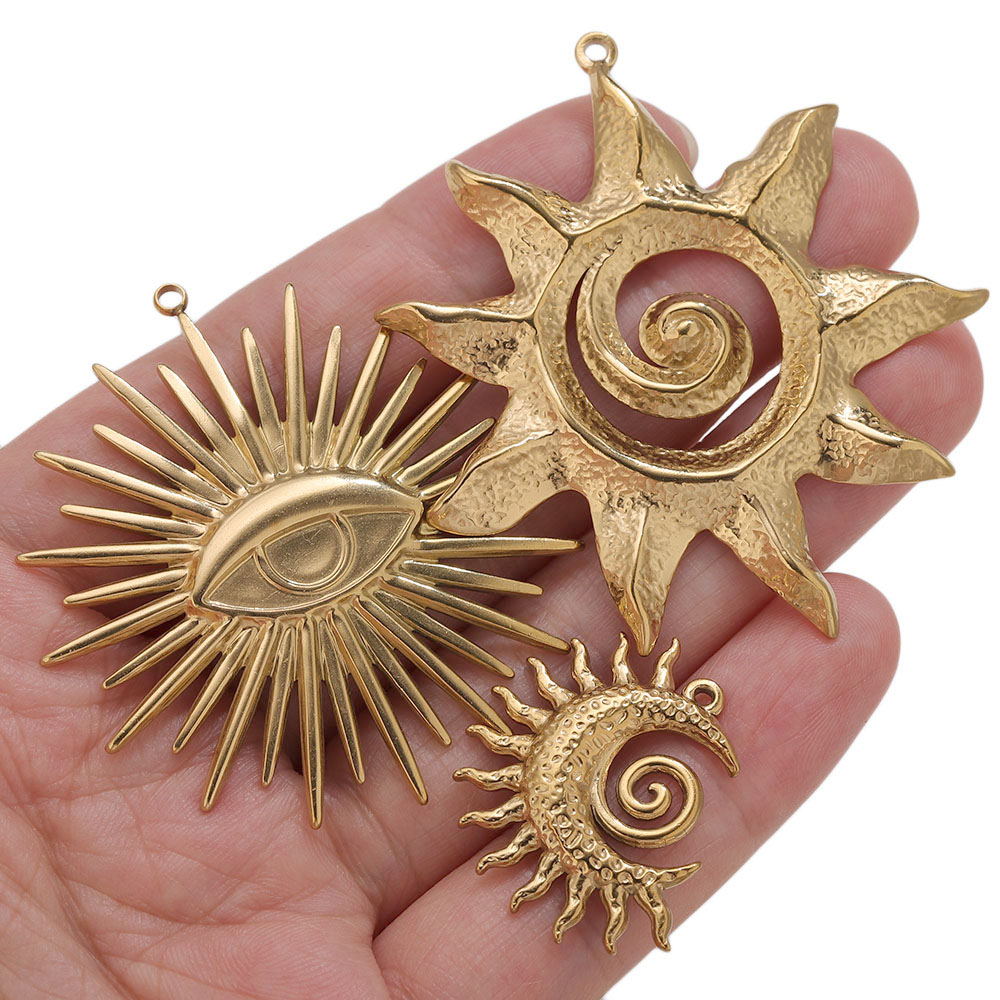 5pcs PVD Gold Charms Stainless - Vintage Fashion Tumblr 评论和价格