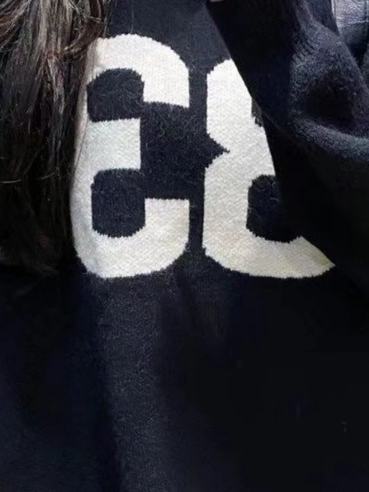 Y2K Vintage Knitted Sweater Wo - Vintage Fashion For Women 评论和价格