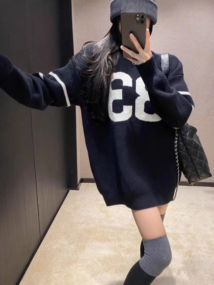Y2K Vintage Knitted Sweater Wo - Vintage Fashion For Women 评论和价格