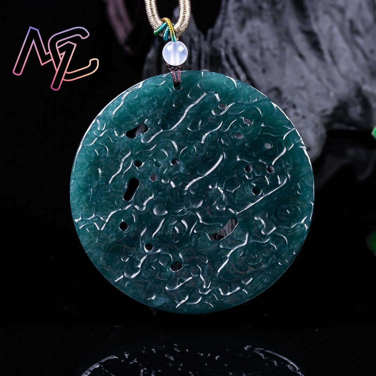Myanmar Jadeite Dragon Pendant - Vintage Fashion 评论和价格