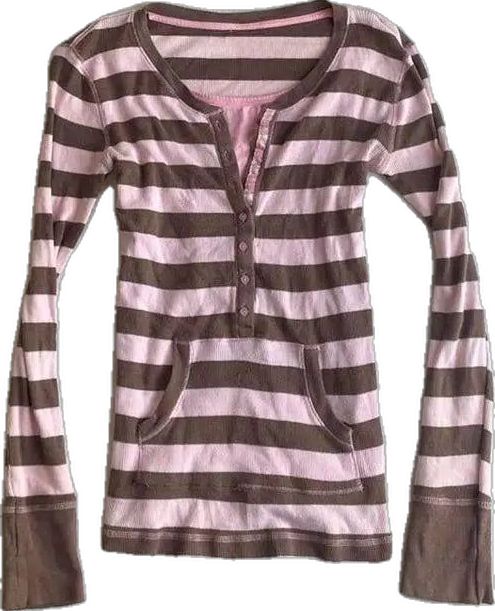 Winter T-shirt Stripe Fake 2Pi - Vintage Fashion Korea 评论和价格