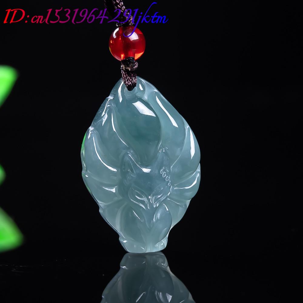 Natural Burmese Jadeite Fox Pe - Vintage Fashion 评论和价格