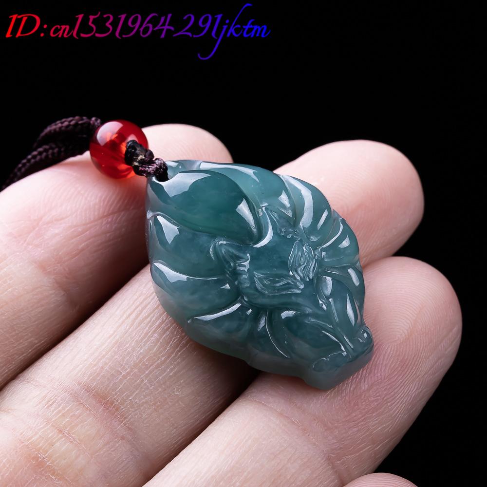 Natural Burmese Jadeite Fox Pe - Vintage Fashion 评论和价格