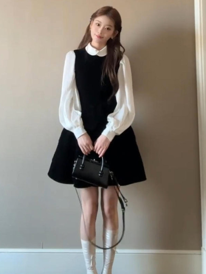 plus Size Hepburn Style Shirt  - Vintage Fashion Plus Size 评论和价格