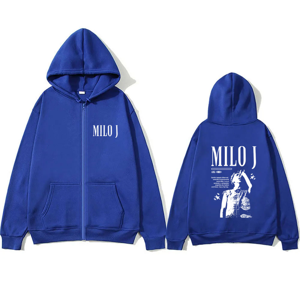 Rapper Milo J Graphic Zipper H - Vintage Fashion Pop Up 评论和价格