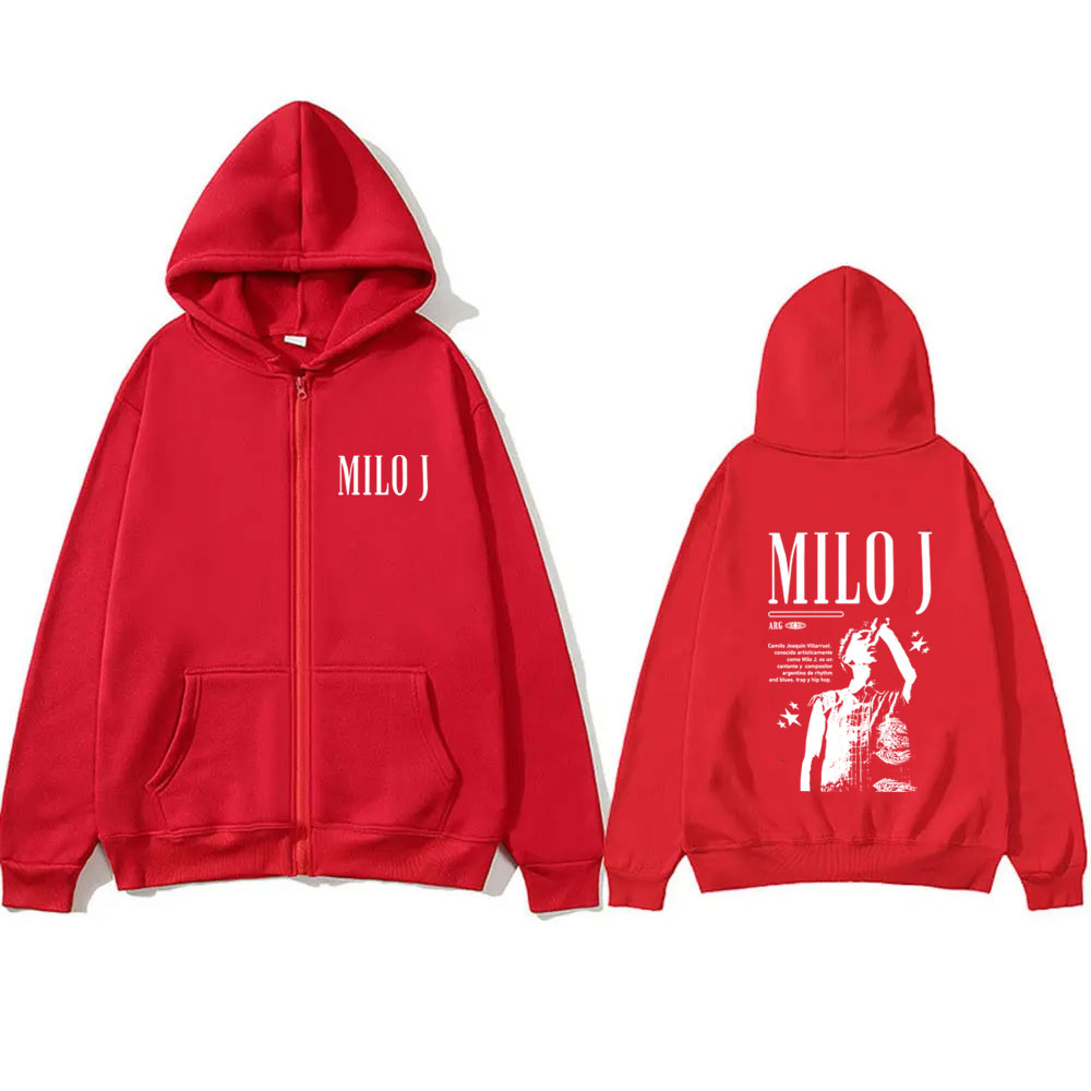 Rapper Milo J Graphic Zipper H - Vintage Fashion Pop Up 评论和价格