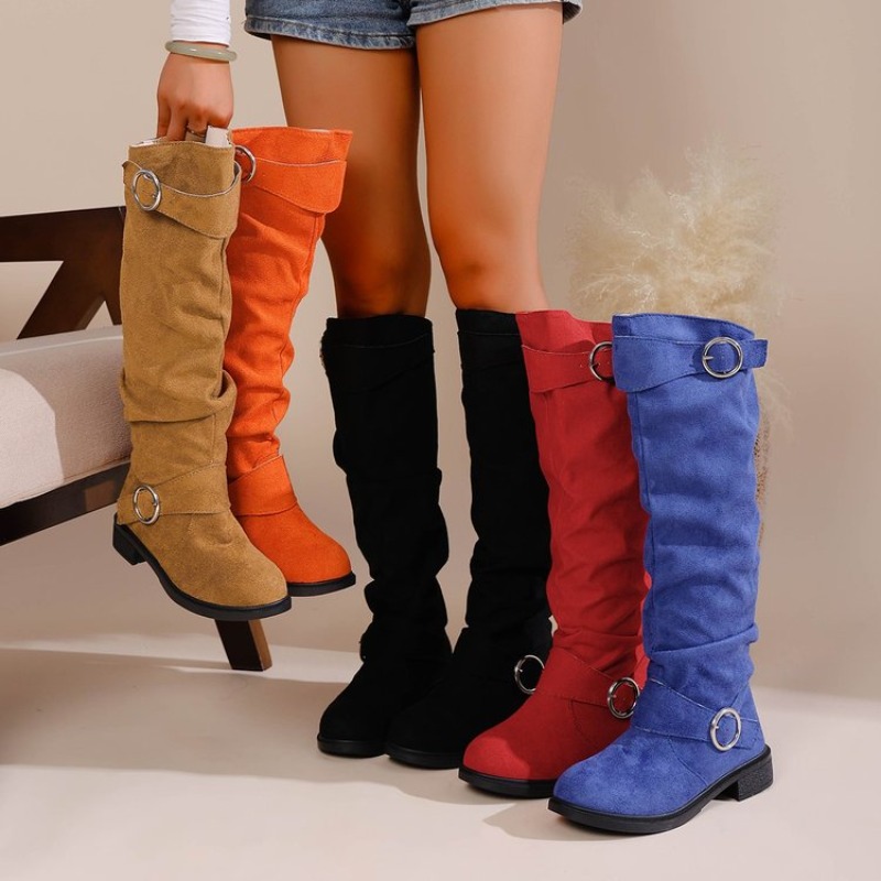 Vintage Western Style Knee Hig - Vintage Fashion Boots 评论和价格