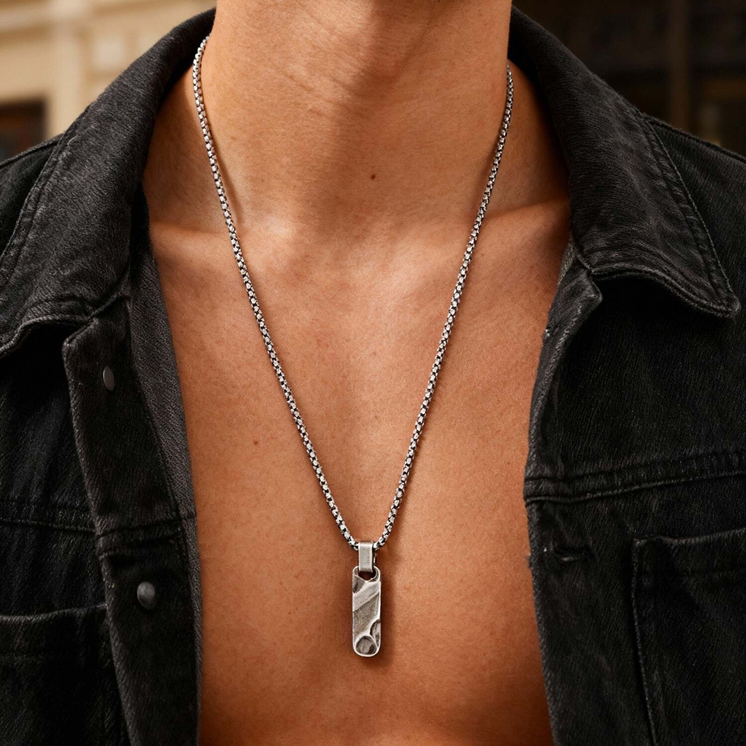 Small Dogtag Pendant Necklaces - Vintage Fashion Labels 评论和价格