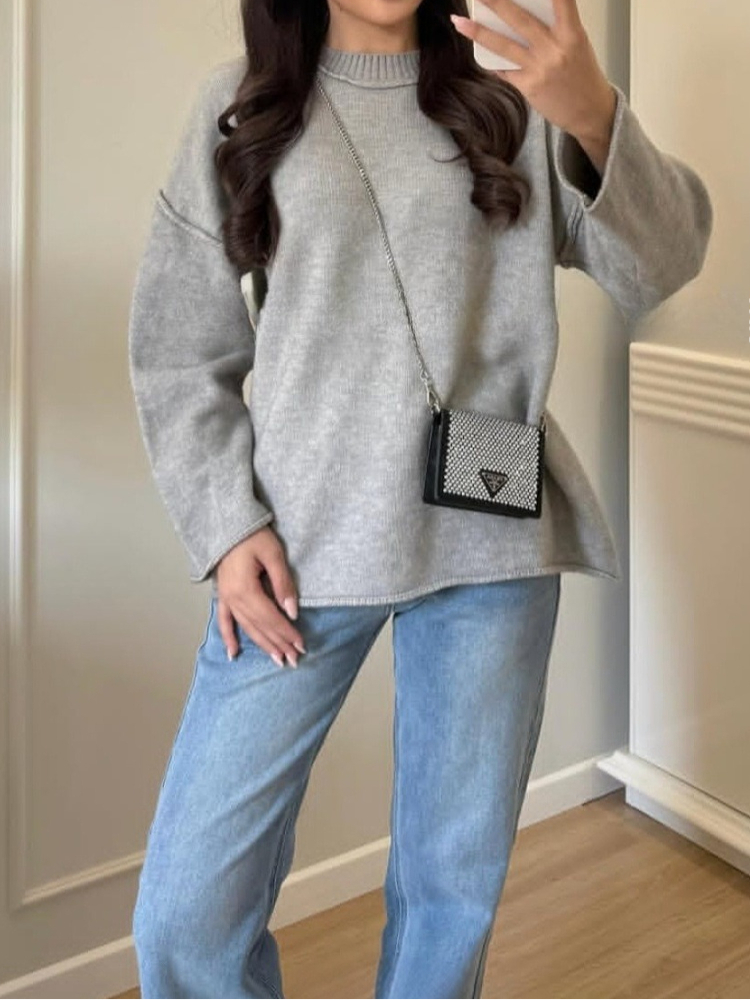 New Vintage Women Sweaters Bla - Vintage Fashion Old Money 评论和价格