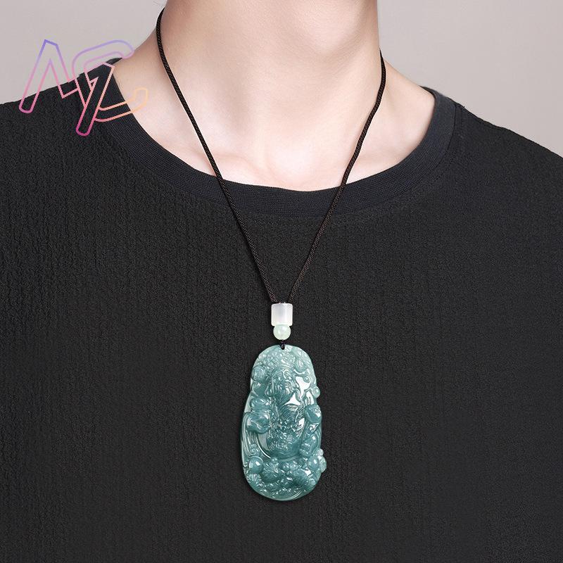 Myanmar Jadeite God of Wealth  - Vintage Fashion 评论和价格