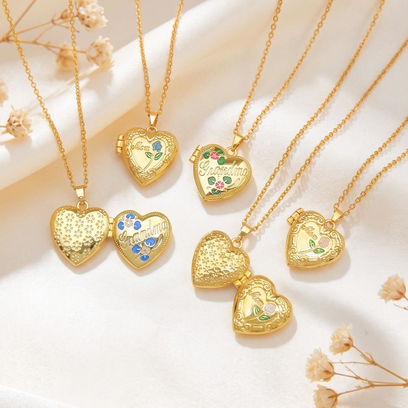 Vintage Heart Locket Necklace  - Vintage Fashion Meaning 评论和价格
