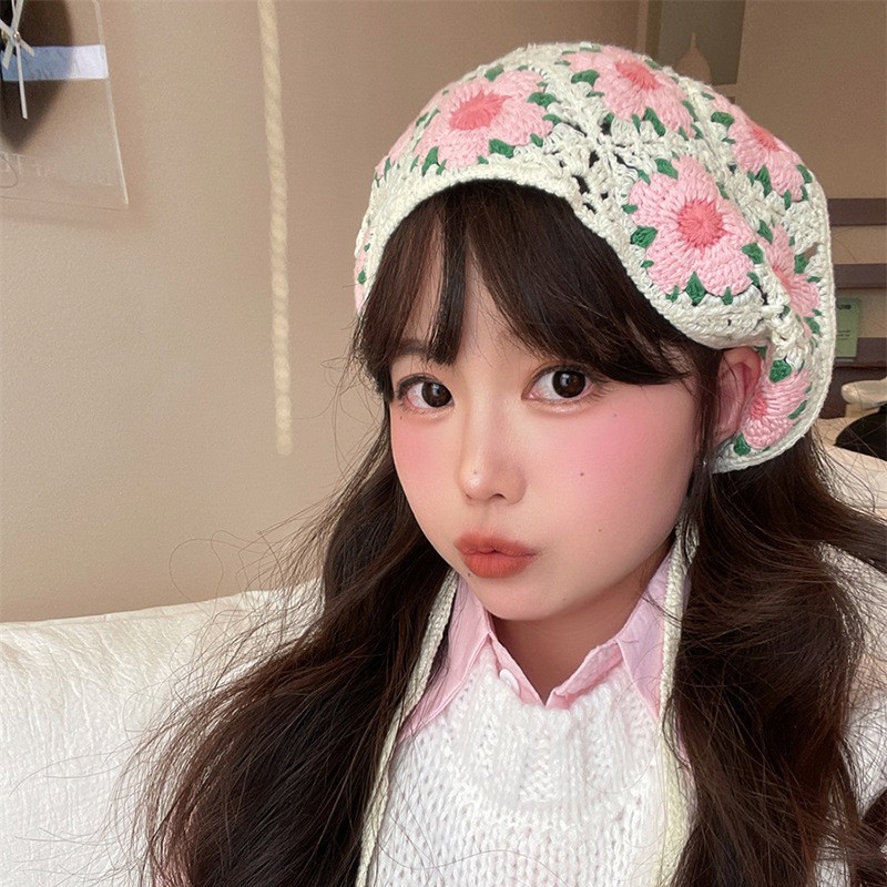 Vintage Weaving Knitting Flowe - Vintage Fashion Ai 评论和价格