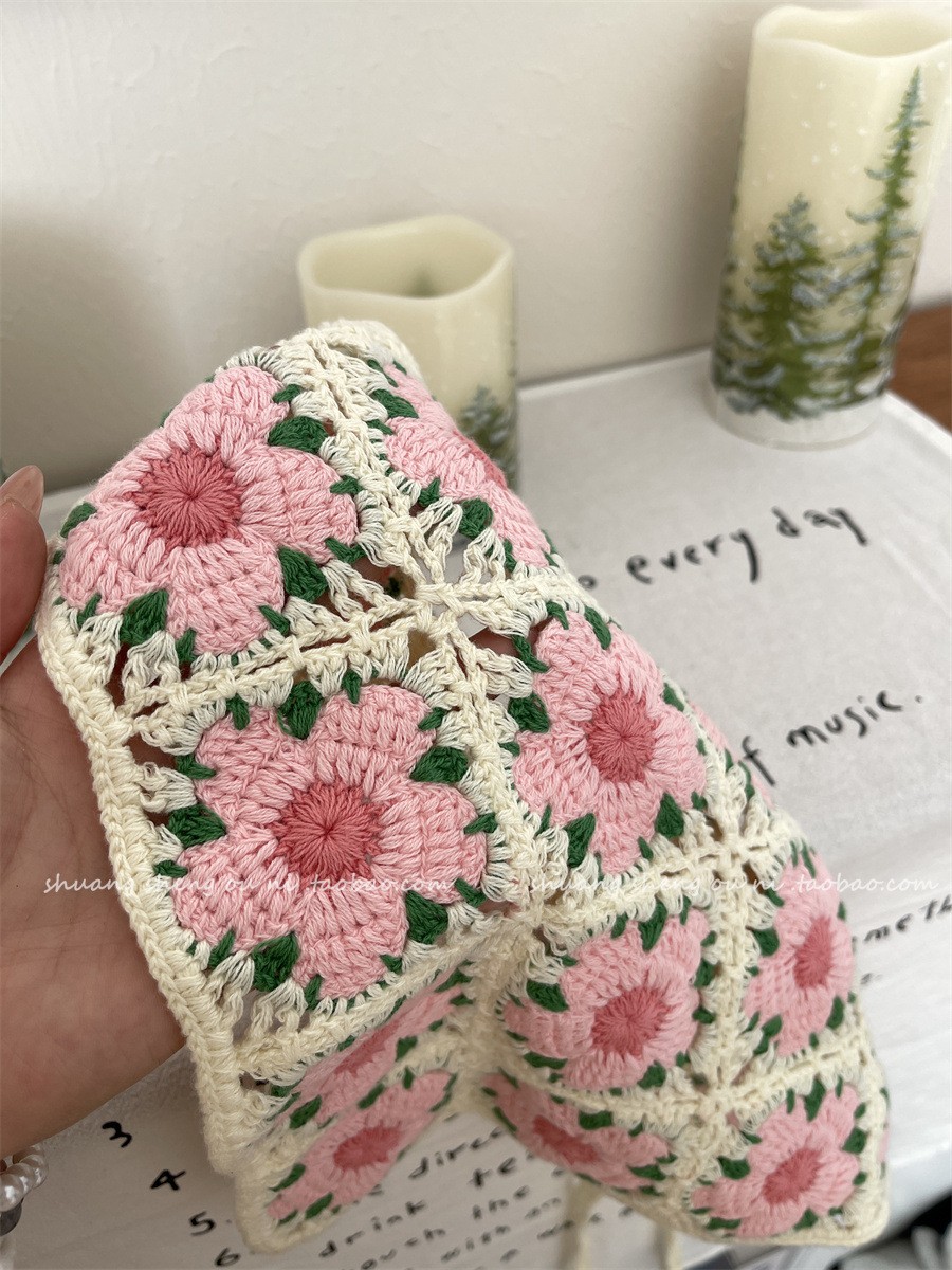 Vintage Weaving Knitting Flowe - Vintage Fashion Ai 评论和价格