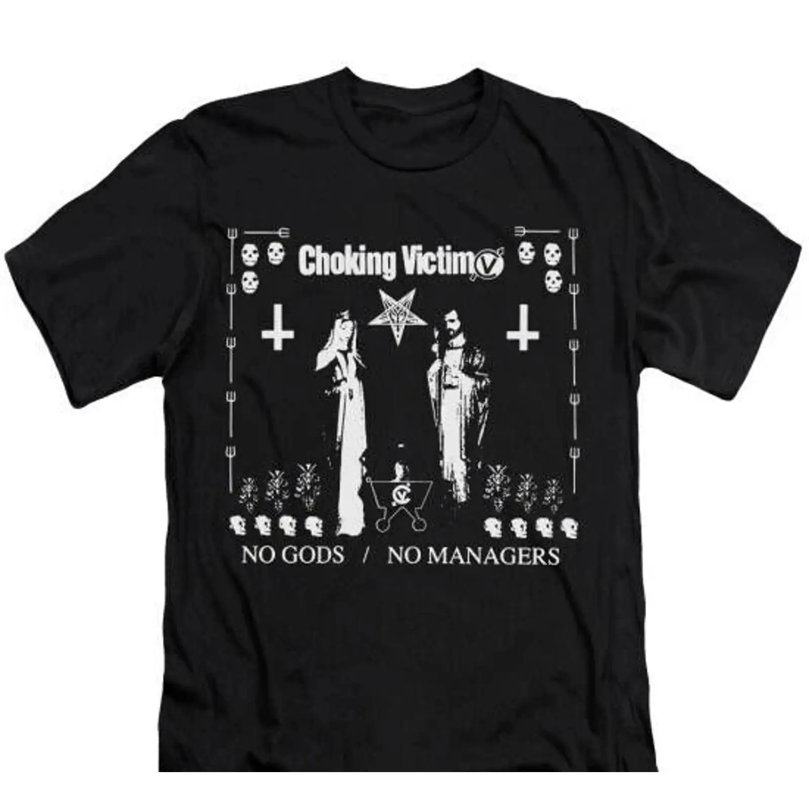 Choking Victim T Shirt Band Me - Vintage Fashion Victim Shirt 评论和价格