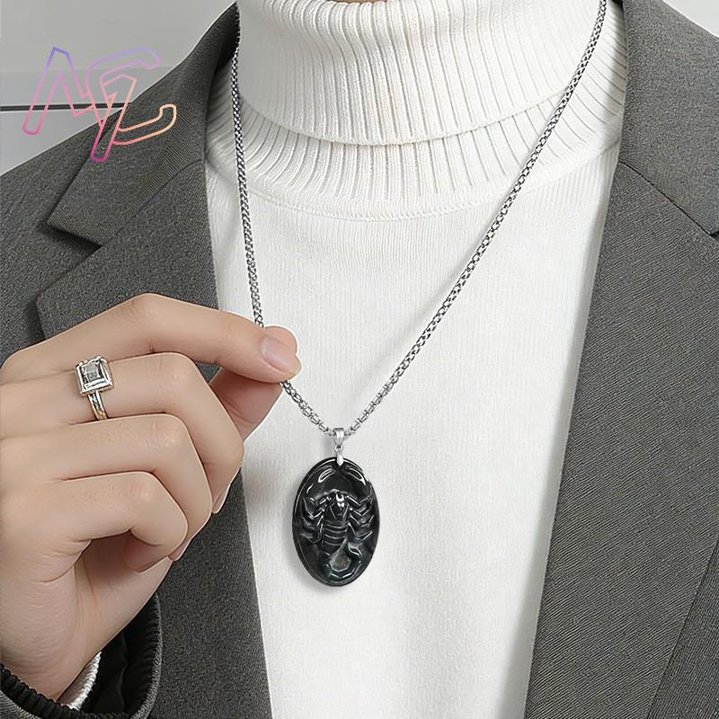 Myanmar Jadeite Scorpion Penda - Vintage Fashion For Women 评论和价格