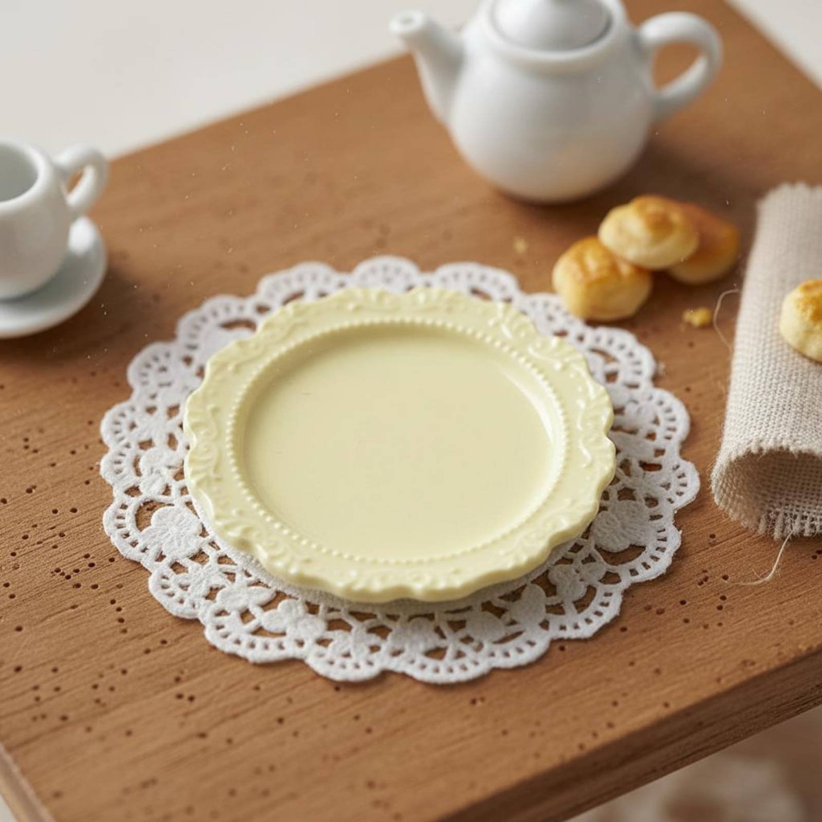 Miniature Dinner Plate Decorat - Vintage Fashion Plates Toy 评论和价格