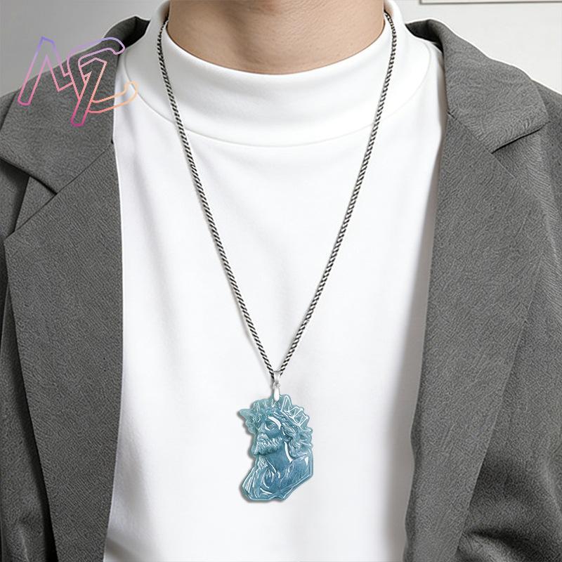 Myanmar Jadeite Priest Pendant - Vintage Fashion 评论和价格