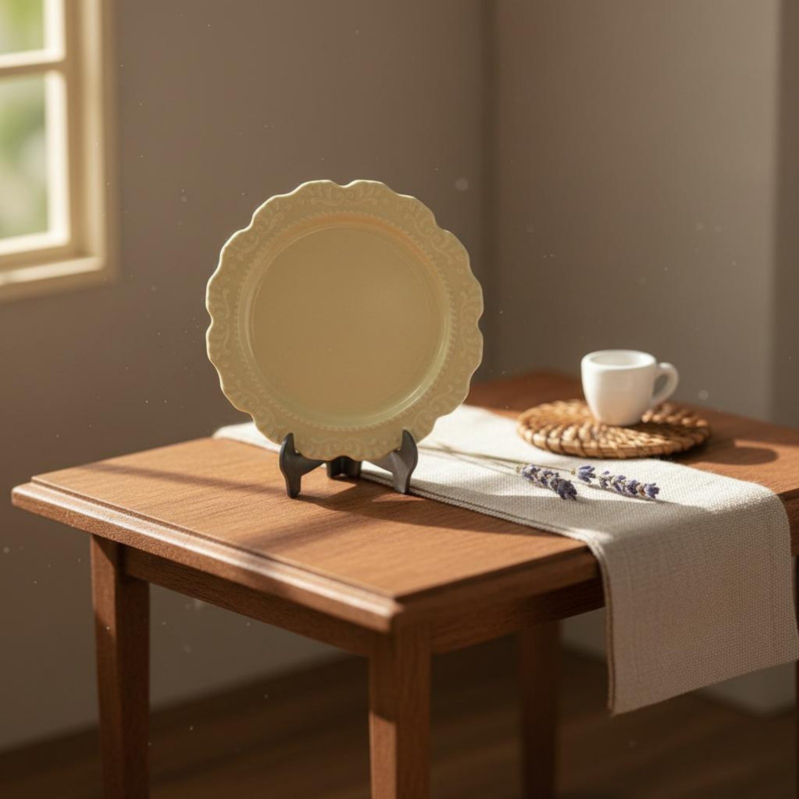 Miniature Dinner Plate Fine Cr - Vintage Fashion Plates Toy 评论和价格