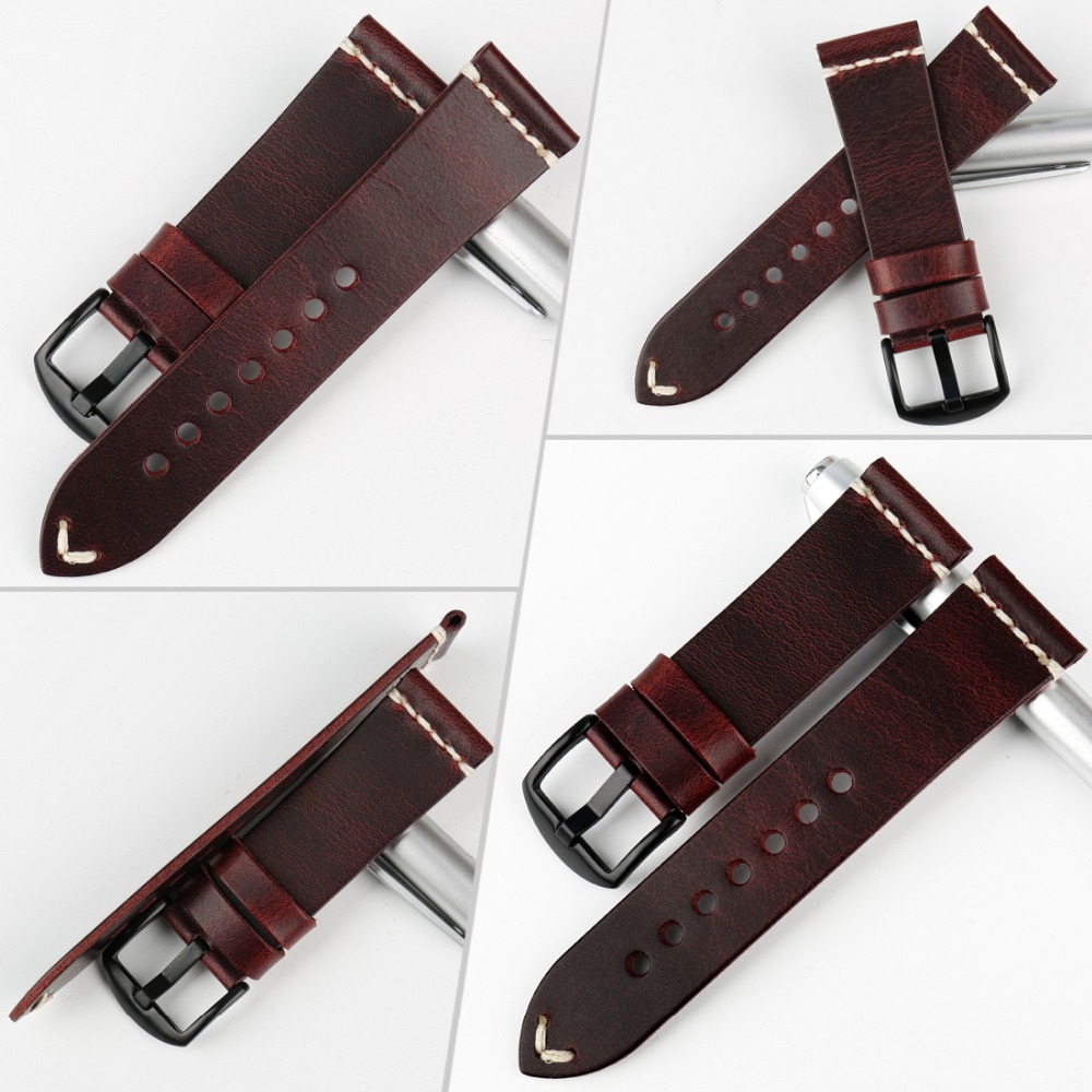 MAIKES Vintage Leather Strap W - Vintage Fashion Labels 评论和价格