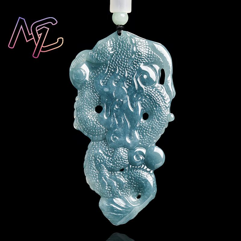 Myanmar Jadeite Dragon Pendant - Vintage Fashion 评论和价格