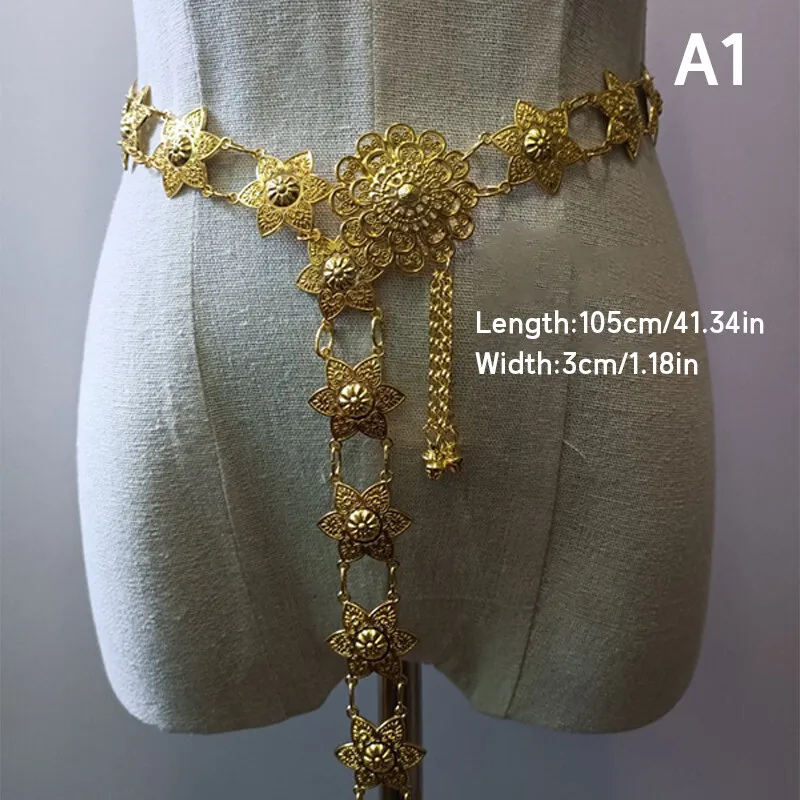 1PC Metal Thailand Waist Chain - Vintage Fashion Ai 评论和价格