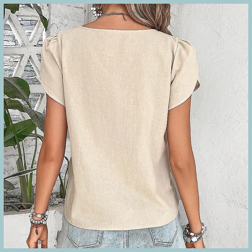2024 Summer Vintage Solid Colo - Vintage Fashion For Women 评论和价格