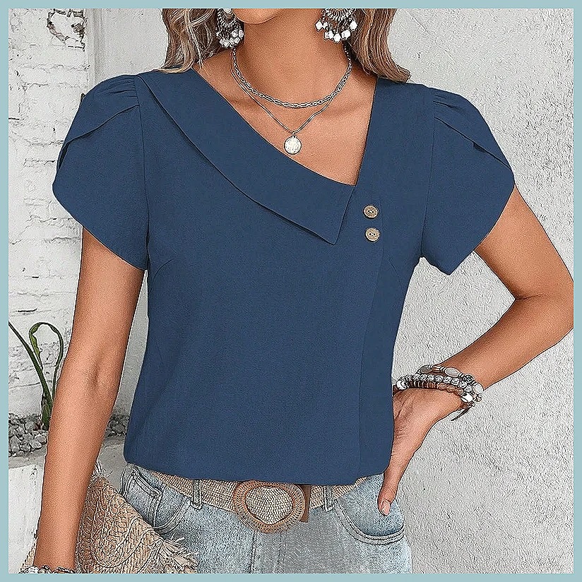 2024 Summer Vintage Solid Colo - Vintage Fashion For Women 评论和价格