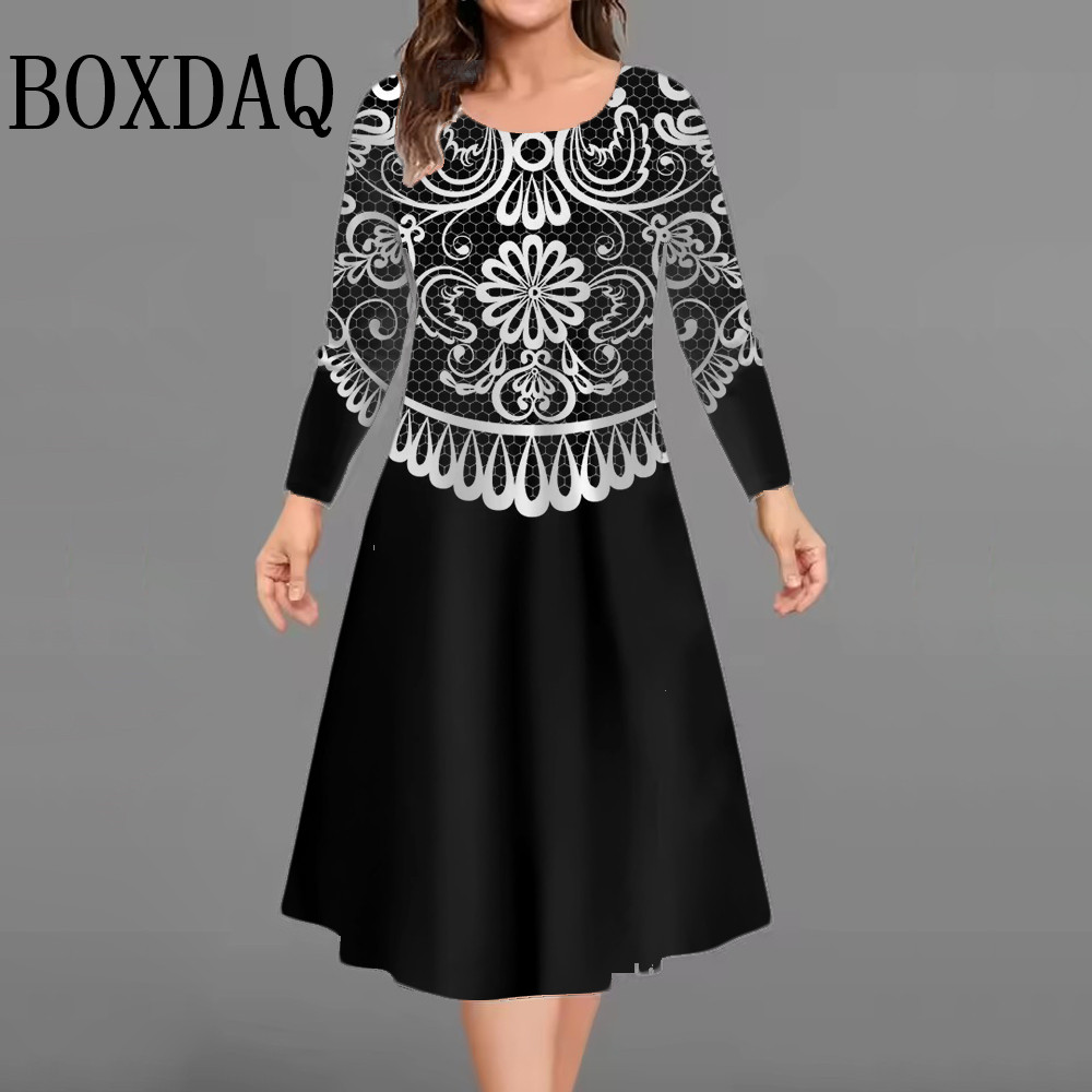 New Women's Retro Dress Flower - Vintage Fashion Ai 评论和价格
