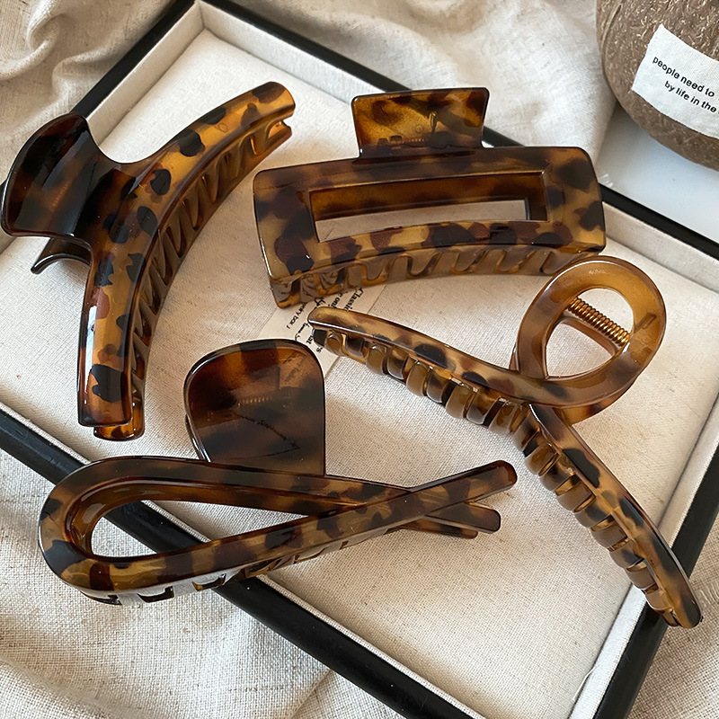 1/2/4 Pcs Leopard-print Large  - Vintage Fashion Ai 评论和价格
